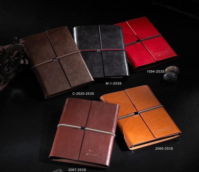 真皮记事本定制加印logo