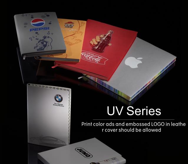 太仓UV彩印记事本定制批发加印logo