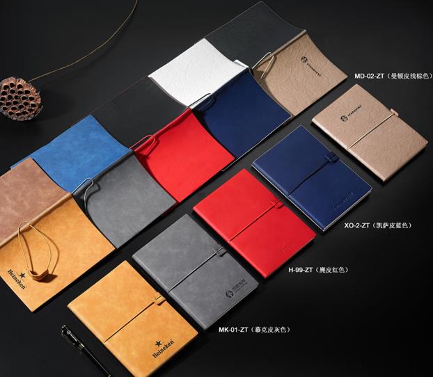 苏州记事本定做带皮筋